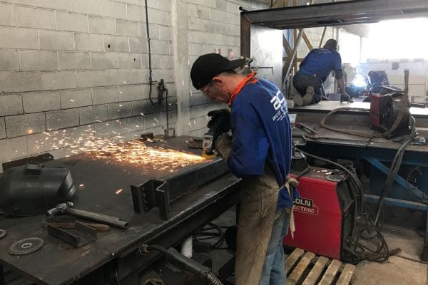 Serviços de soldagem industrial
